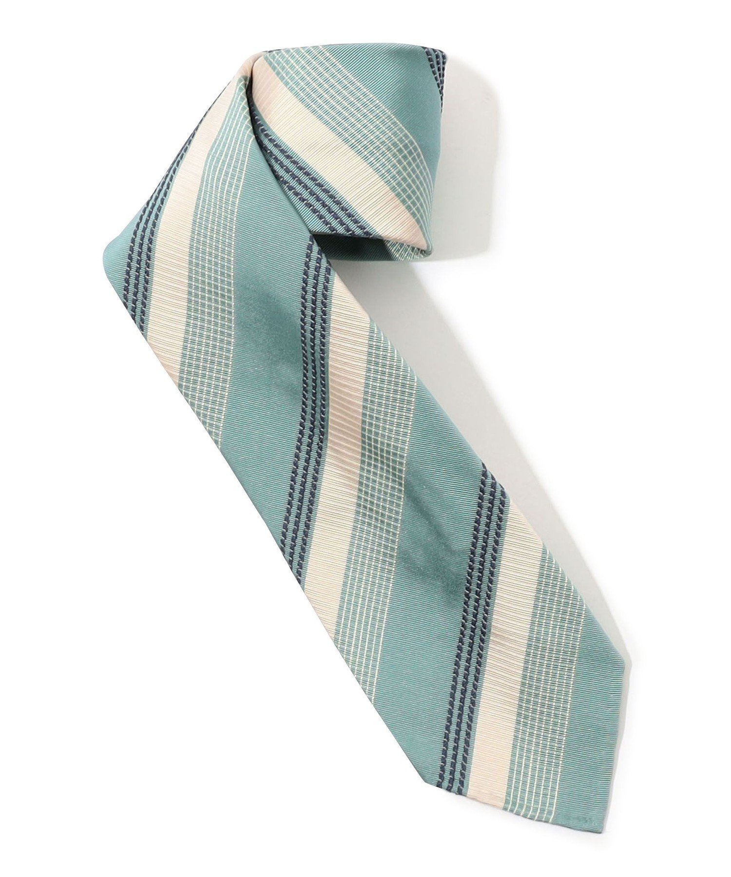 【SALE／40%OFF】TOMORROWLAND GOODS TOMORROWLAND MADE IN ITALY シルクジャガード レジメンタルストライプネクタイ トゥモローランド スーツ・フォーマル ネクタイ・蝶ネクタイ ブルー オレンジ【送料無料】