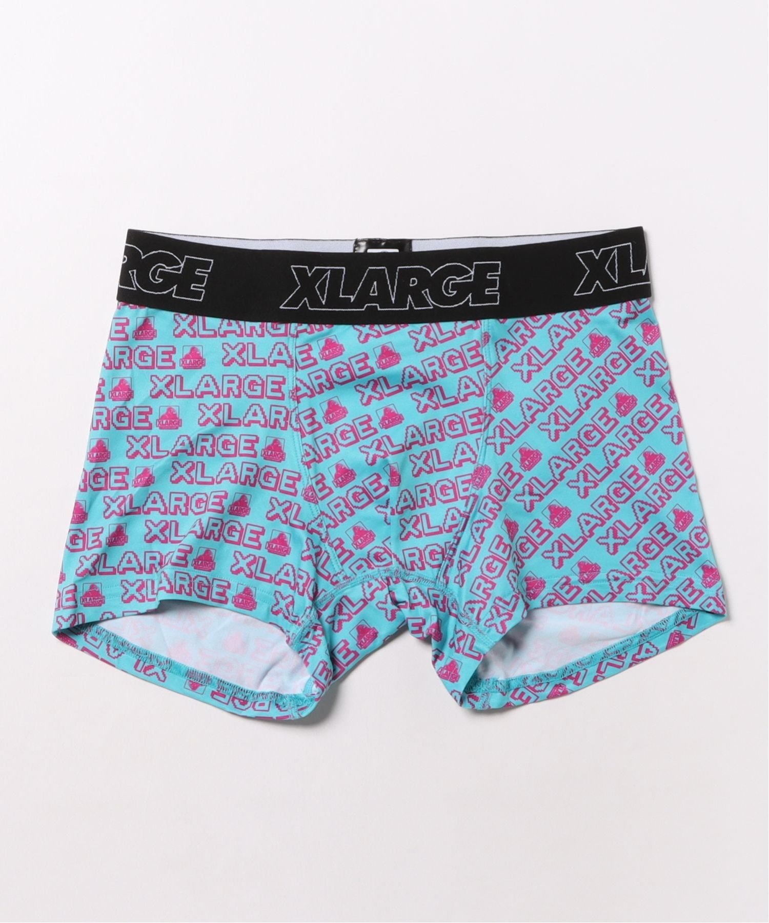 XLARGE XLARGE/(M)XL Game logo ハンドサイン インナー・ルームウェア ボクサーパンツ・トランクス パープル グリーン