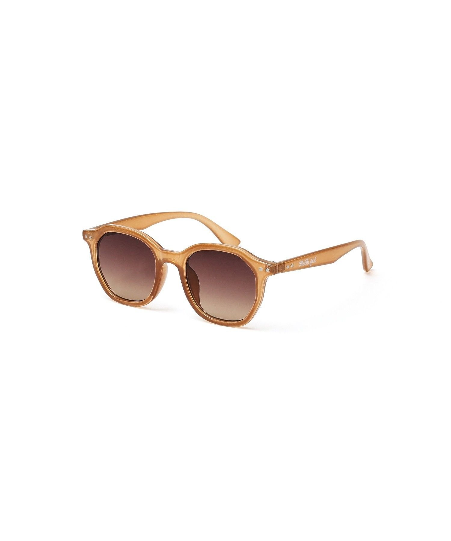 MILKFED. MILKFED. LOGO WELLINGTON SUNGLASSES ミルクフェド アクセサリー・腕時計 その他のアクセサリー・腕時計 透明 ブラック ブラウン