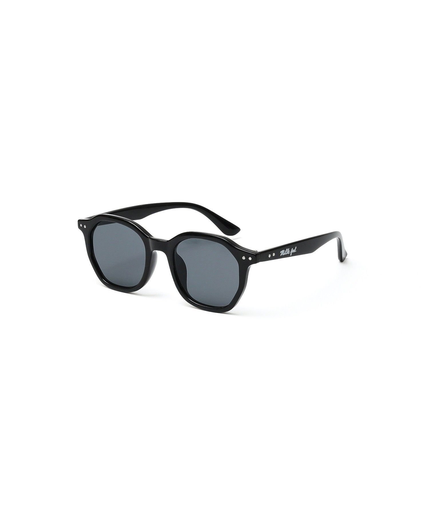 MILKFED. MILKFED. LOGO WELLINGTON SUNGLASSES ミルクフェド アクセサリー・腕時計 その他のアクセサリー・腕時計 透明 ブラック ブラウン