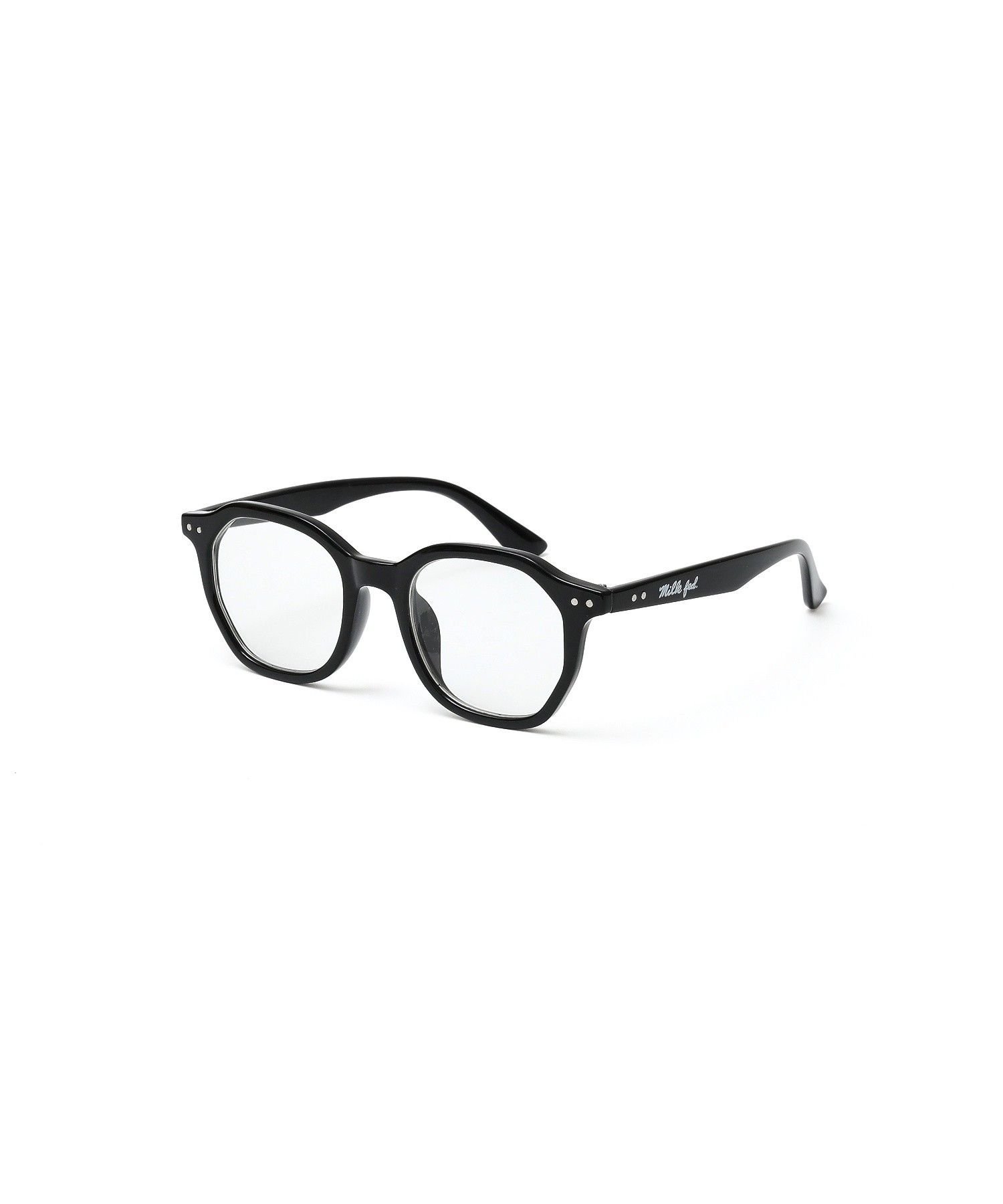 【SALE／50%OFF】MILKFED. MILKFED. LOGO WELLINGTON SUNGLASSES ミルクフェド アクセサリー・腕時計 その他のアクセサリー・腕時計 透明 ブラック ブラウン