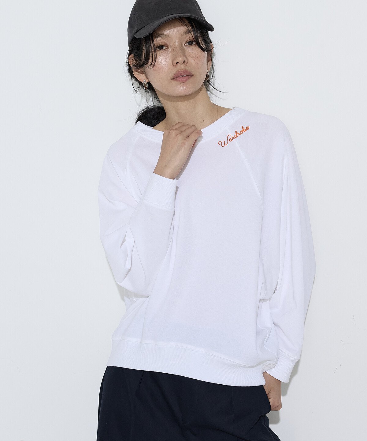COMME CA Wardrobe [ +サイズ ] ヴィンテージ天竺 プルオーバー コムサ トップス カットソー・Tシャツ ブラウン ネイビー イエロー ホワイト【送料無料】