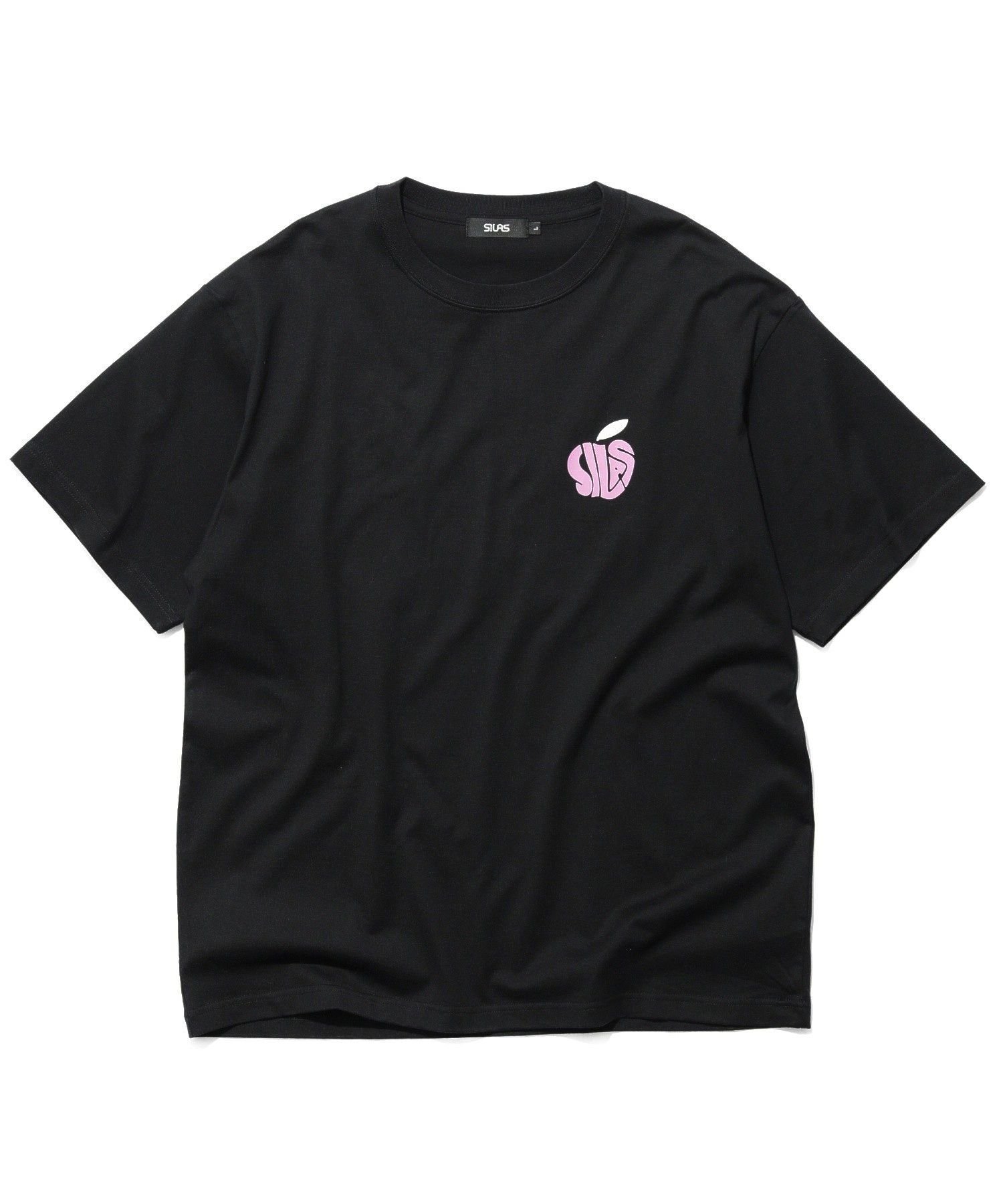 SILAS APPLE S/S TEE サイラス トップス カットソー・Tシャツ ブラック グリーン ホワイト【送料無料】