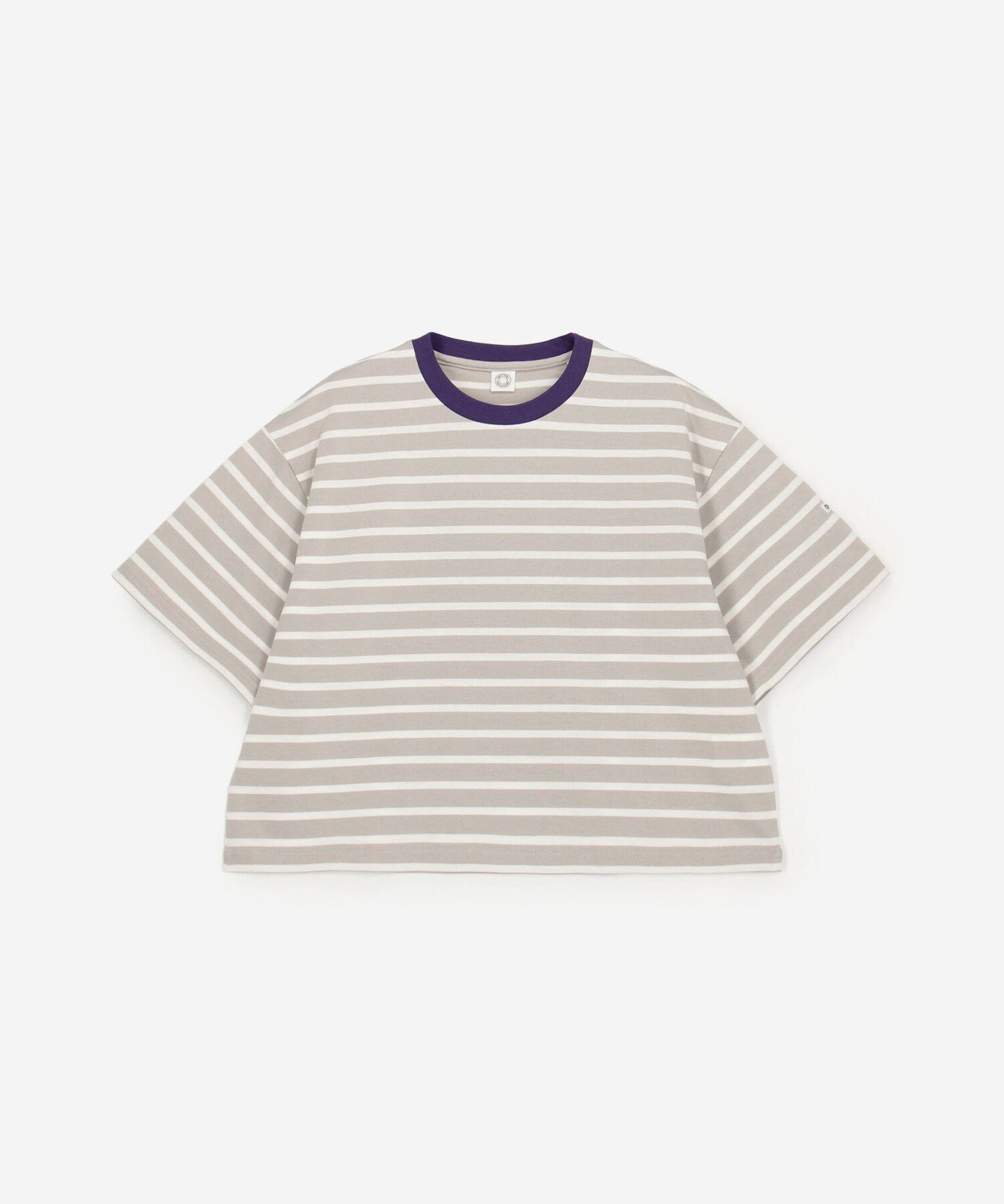 Bshop ORCIVAL ｜ マーセライズ クルーネック 半袖プルオーバー WOMEN ビショップ トップス カットソー・Tシャツ ブラック ホワイト