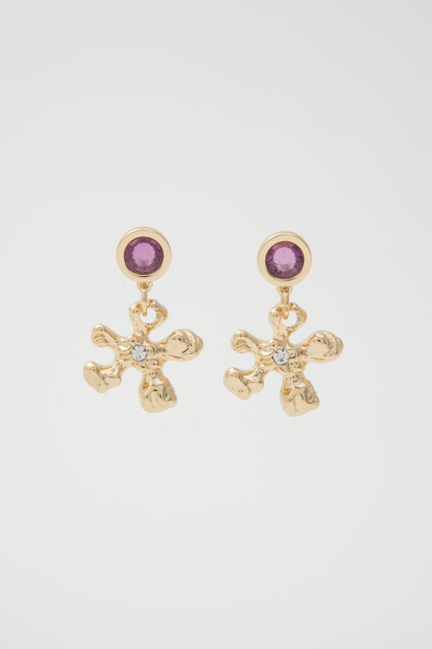 【SALE／20%OFF】SLY METAL FLOWER ピアス スライ アクセサリー・腕時計 その他のアクセサリー・腕時計