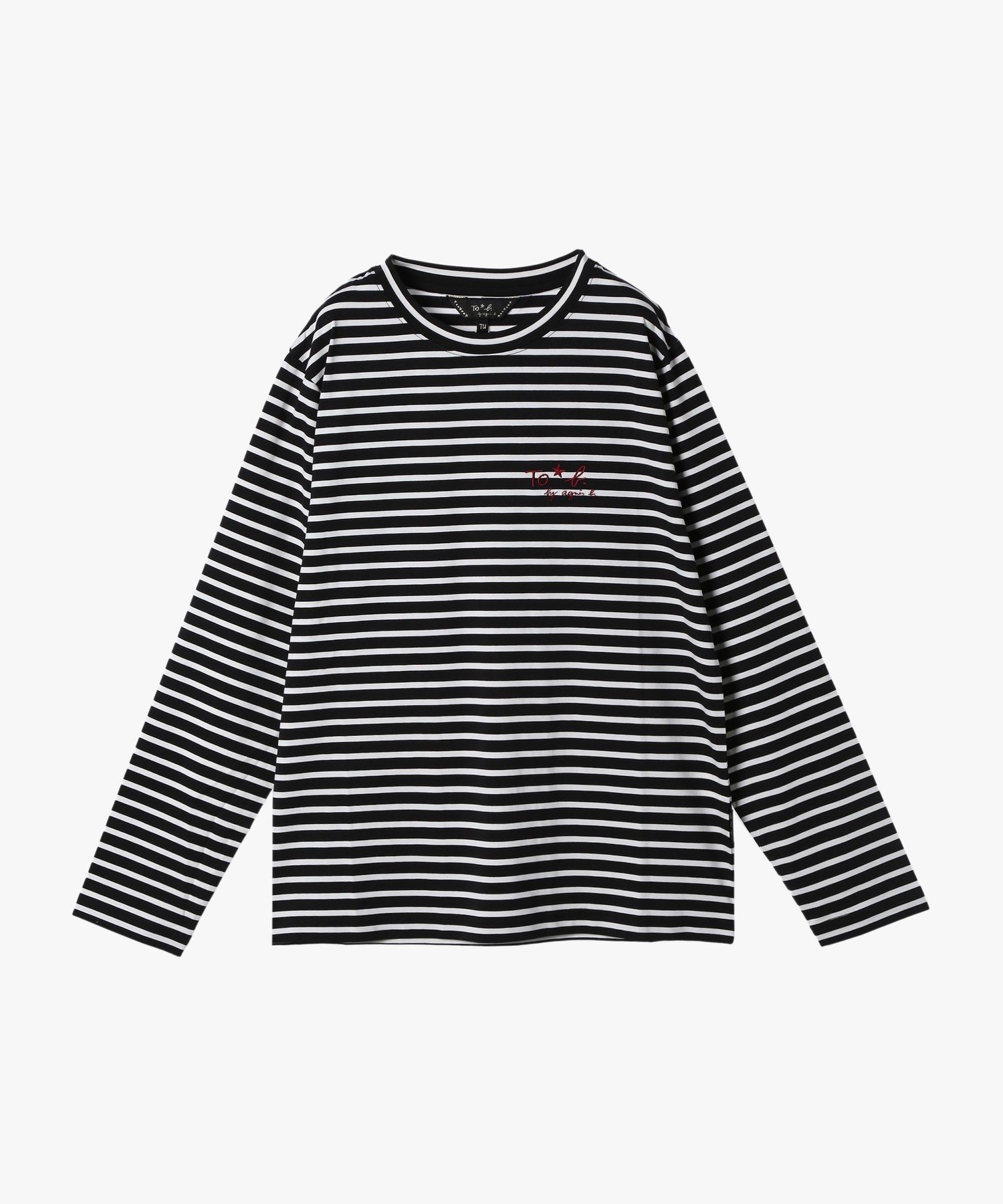 To b. by agnes b. 2LAYER LOGO BORDER TS アニエスベー 福袋・ギフト・その他 その他 ブルー