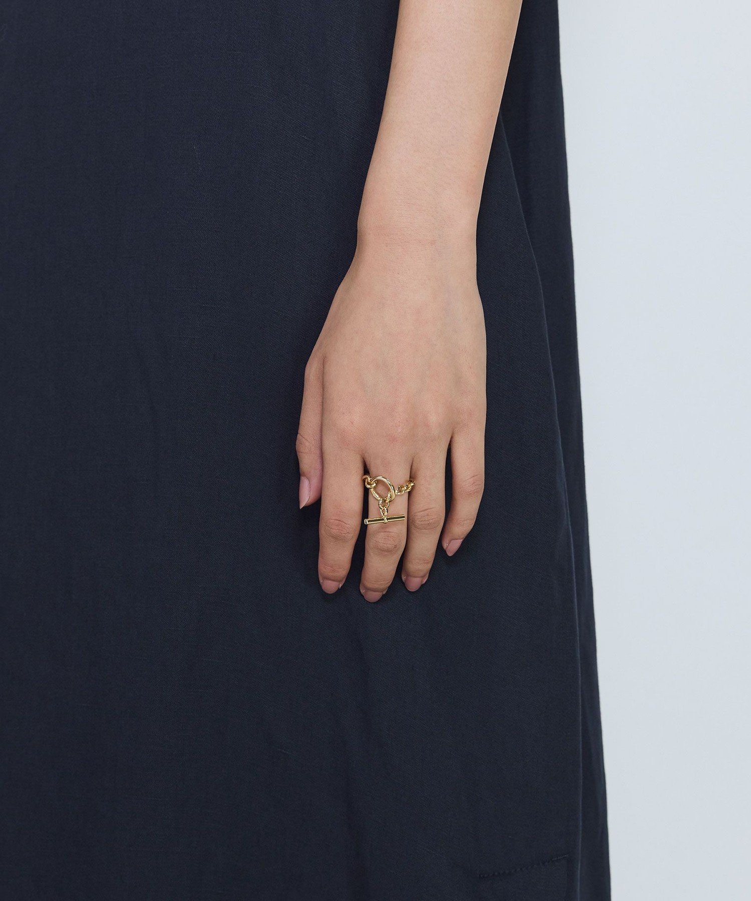 1er Arrondissement ＜SHUU( シュウ)＞チェーンリング プルミエアロンディスモン アクセサリー・腕時計 リング・指輪 ゴールド【送料無料】