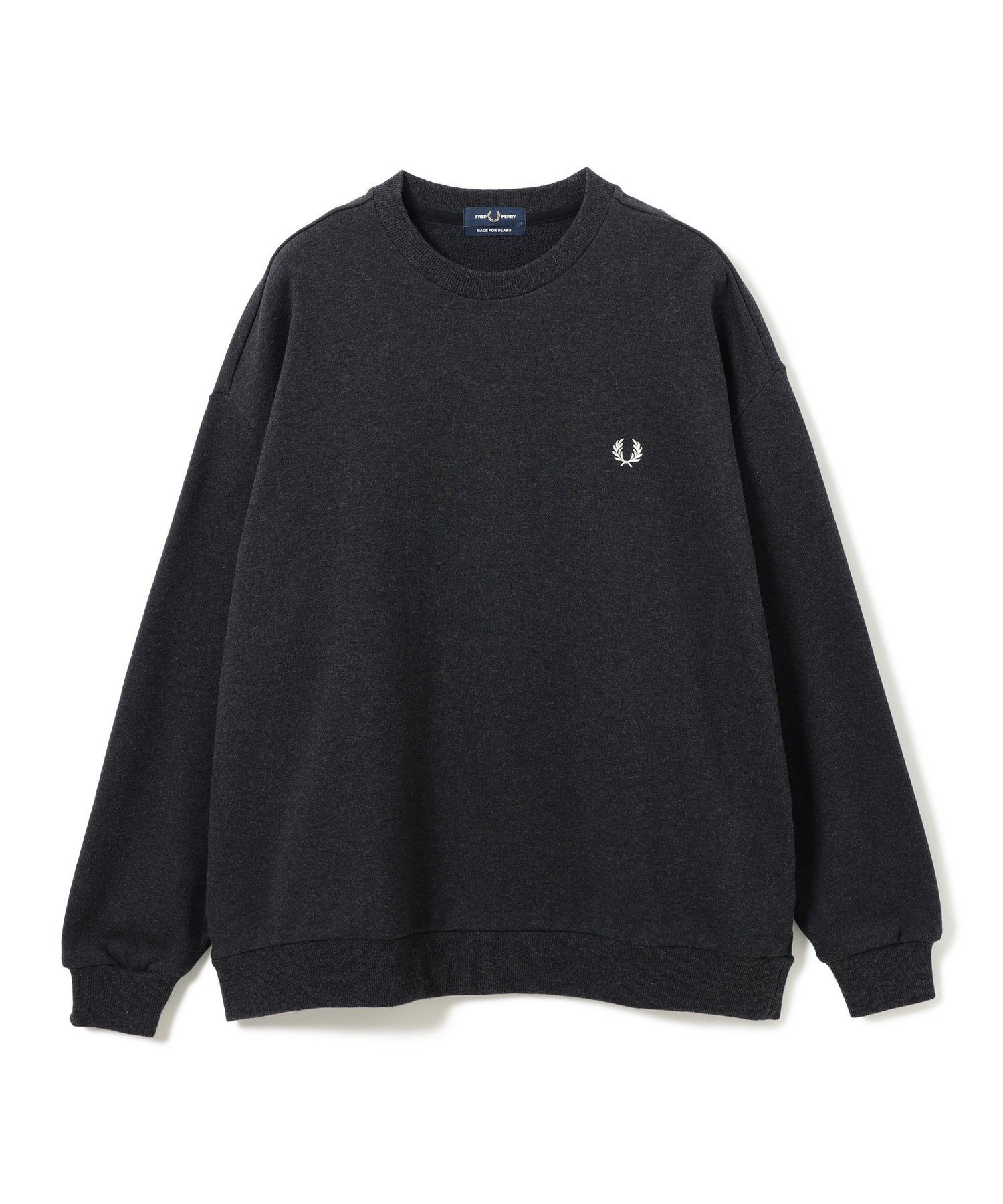 BEAMS 【別注】FRED PERRY / エンブロイダリー クルーネック スウェット ビームス メン トップス スウェット・トレーナー ブラック ブラウン グレー【送料無料】