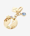 & chouette オーバルフラワーイニシャルファスナートップ(Y) アンドシュエット ファッション雑貨 チャーム・キーチェーン ゴールド