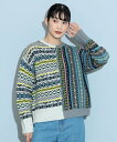 【SALE/30%OFF】BEAMS HEART WOMEN フェアアイル ニットプルオーバー 24AW ビームス ハート トップス ニット ホワイト【送料無料...