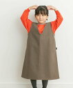 【SALE/60%OFF】URBAN RESEARCH DOORS 『親子リンク』add fabrics ジャンパースカート(KIDS) アーバンリサーチドアーズ ワンピース・ドレス ワンピース ブラウン ネイビー(4)