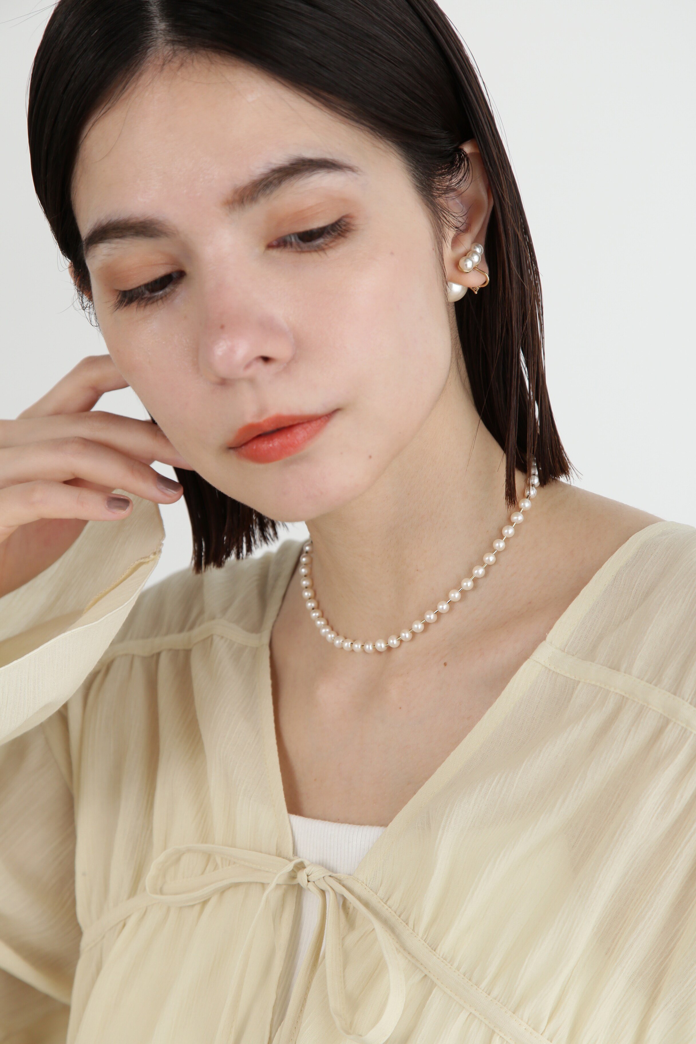 楽天Rakuten FashionJILL STUART [MAYU]パールボールチェーンネックレス ジルスチュアート アクセサリー・腕時計 その他のアクセサリー・腕時計 ゴールド シルバー【送料無料】