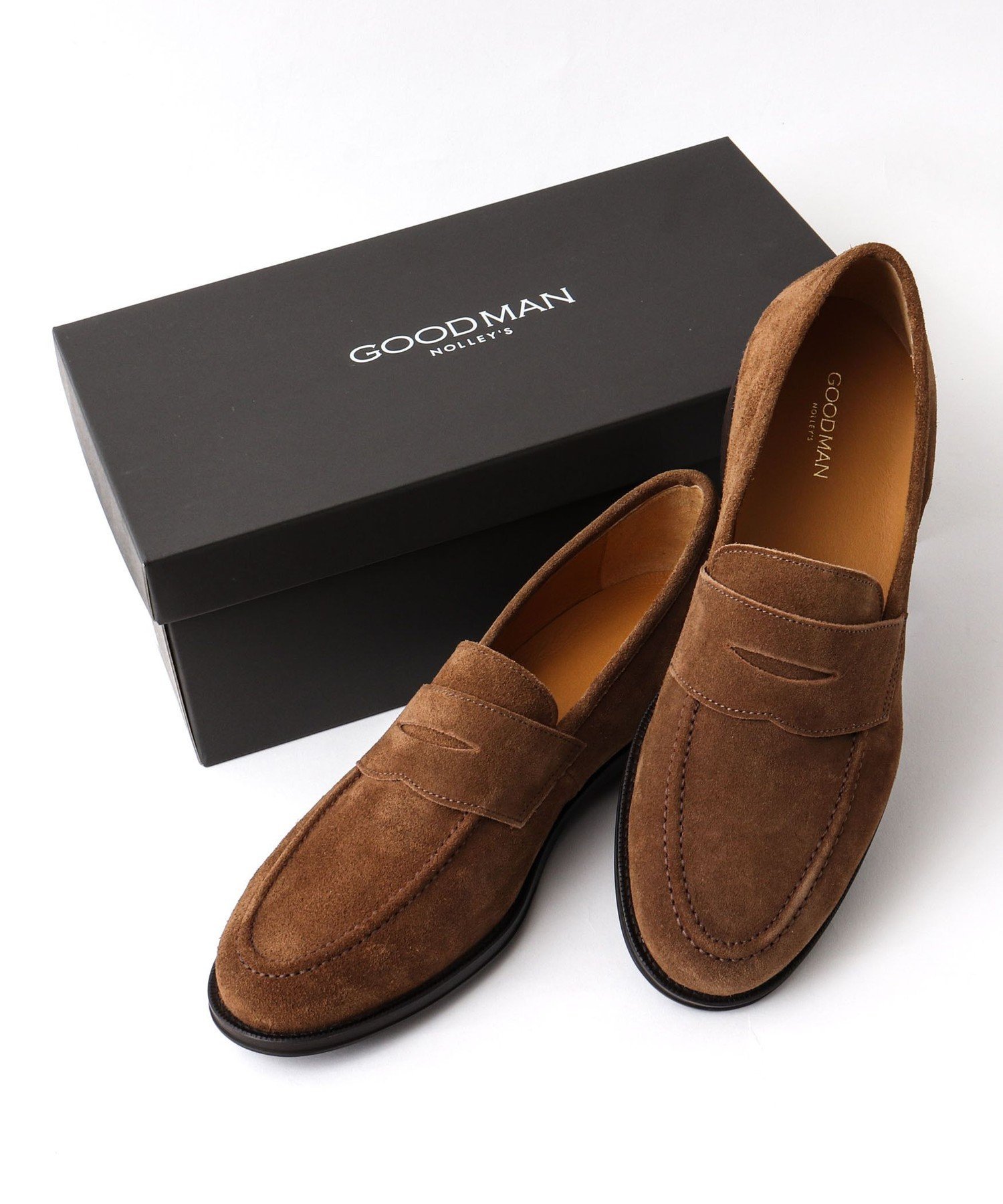 NOLLEY'S goodman コインローファーシューズ フェニックス 本革 日本製 ノーリーズ シューズ・靴 レースアップ・ドレスシューズ ブラック ブラウン【送料無料】