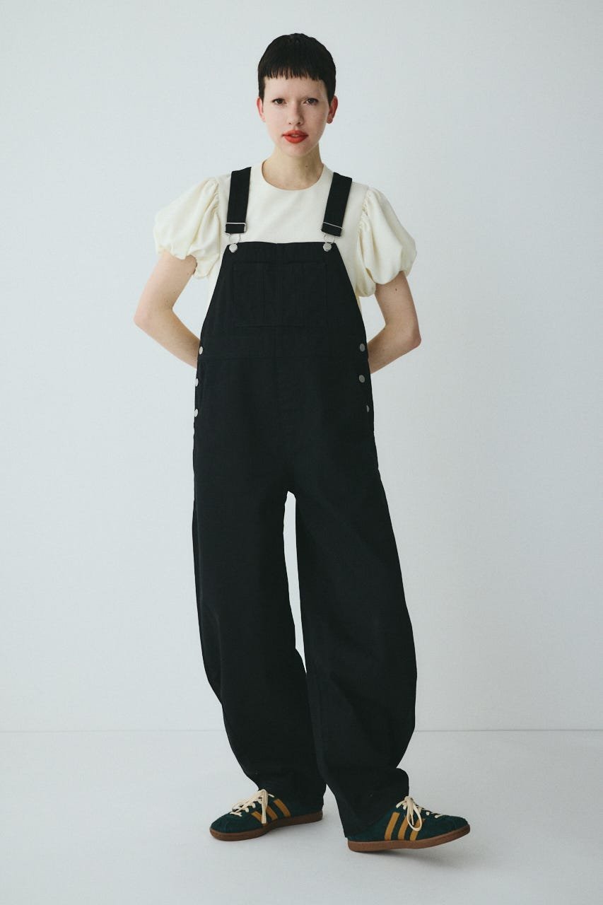 HeRIN.CYE Cocoon over all ヘリンドットサイ ワンピース・ドレス ワンピース ブラウン ブラック