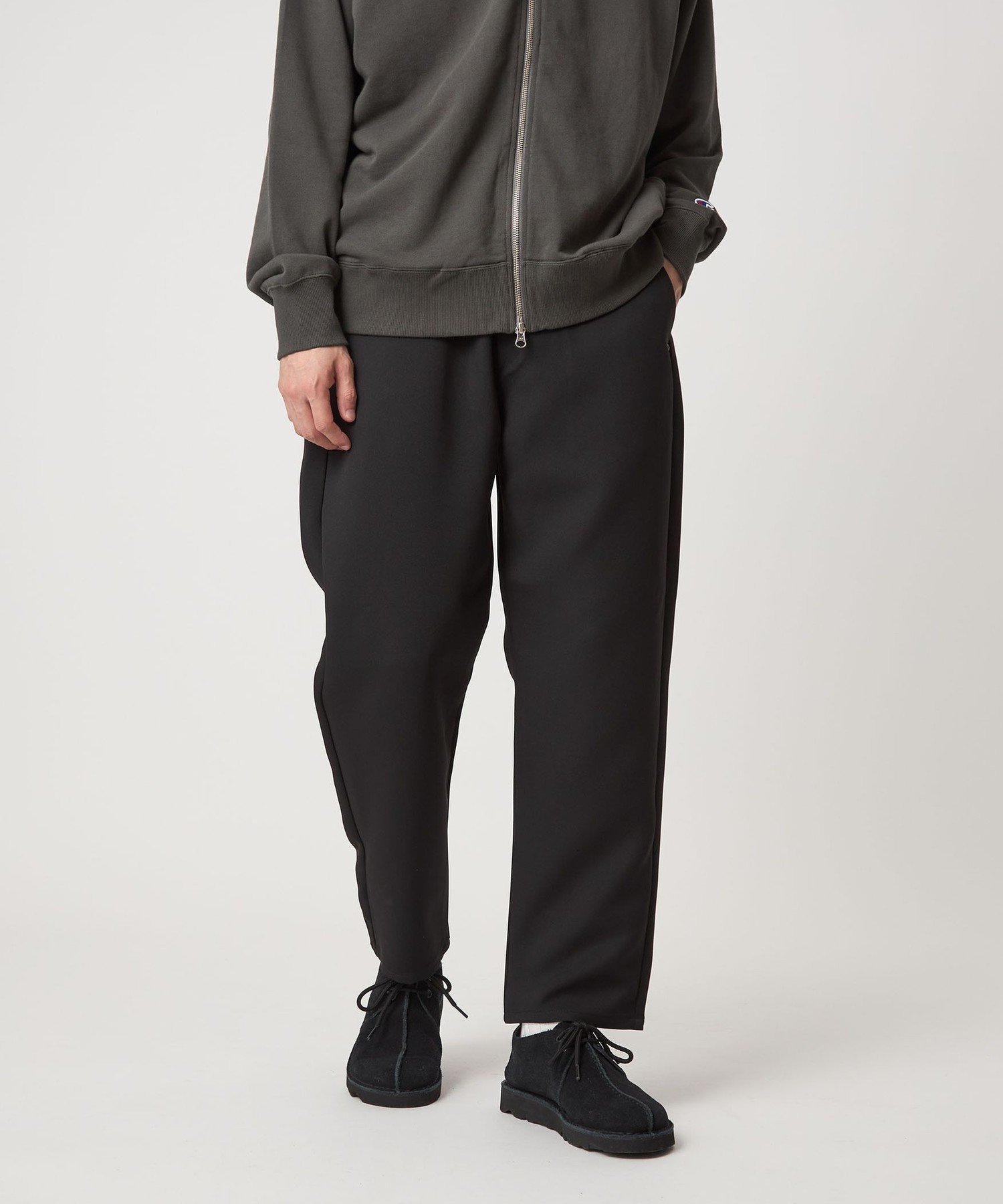 【別注】＜Lee＞FLeeasy Narrow ポリエステル イージーパンツ ユナイテッドアローズ アウトレット パンツ その他のパンツ ブラック グレー ホワイト