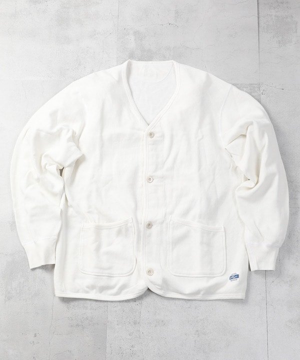 【SALE／30%OFF】FUSE 【ARMY TWILL(アーミーツイル)】MOSS STITCH CARDIGAN メンズ ビギ トップス カーディガン ホワイト カーキ【送料無料】