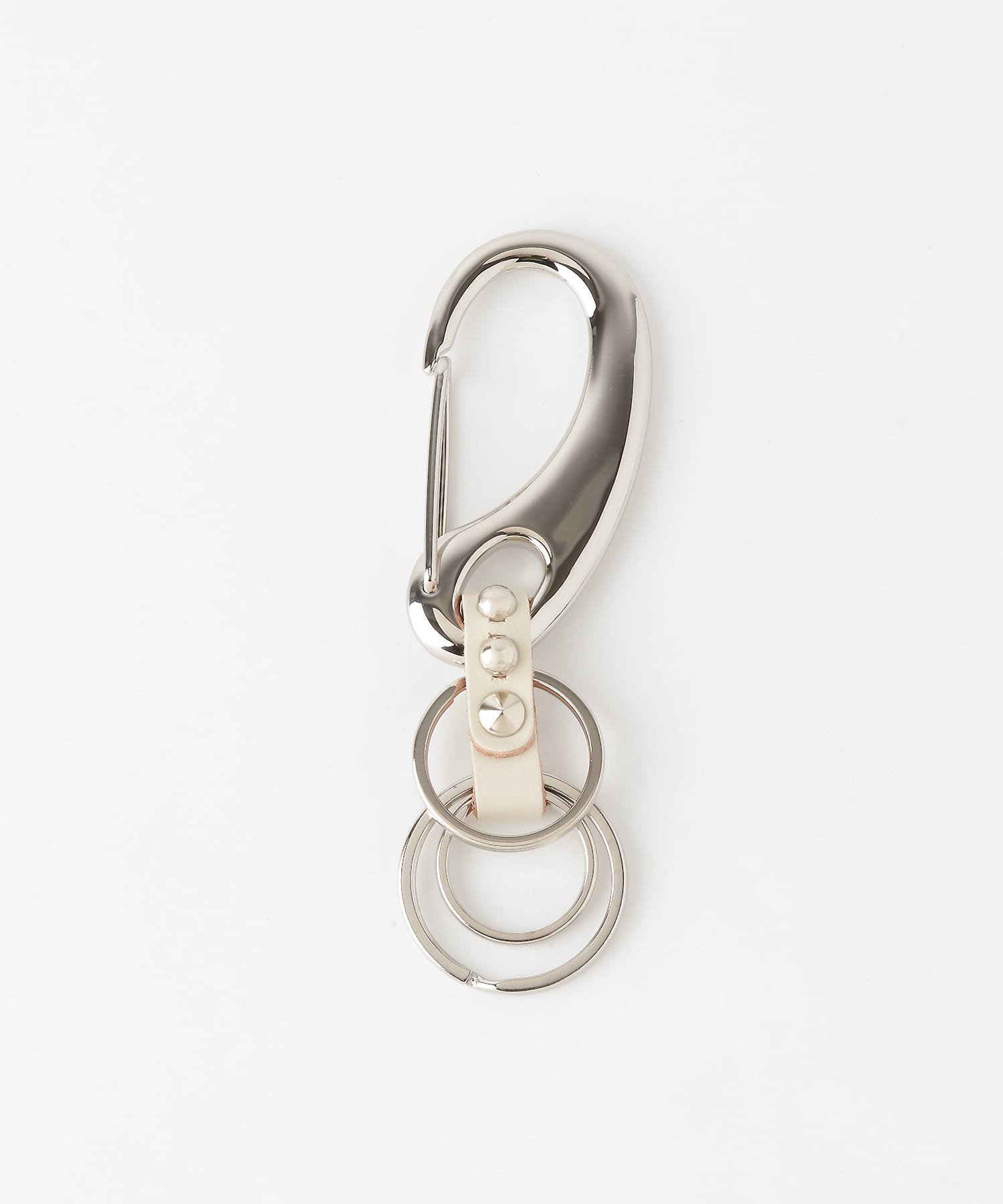 URBAN RESEARCH ITEMS Hawk Carabiner Studs KeyHolder アーバンリサーチアイテムズ ファッション雑貨 チャーム・キーチェーン ホワイト ブラウン グリーン ブラック