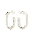 Ray BEAMS Otro Accesorio / オーバル フープ ピアス ビームス ウイメン アクセサリー・腕時計 その他のアクセサリー・腕時計 シルバー【送料無料】