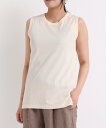 【SALE/34%OFF】RNA-N コットンフライスロングタンクトップ アールエヌエーエヌ トップス ノースリーブ・タンクトップ ブラウン ホワイト ブラック