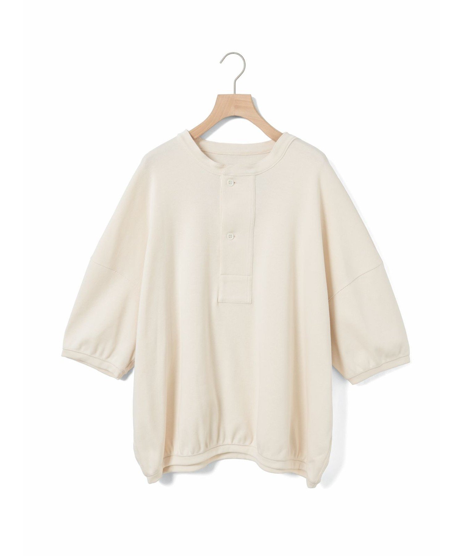 MidiUmi MidiUmi ヘンリーネックプルオーバー マーコート トップス カットソー・Tシャツ ホワイト