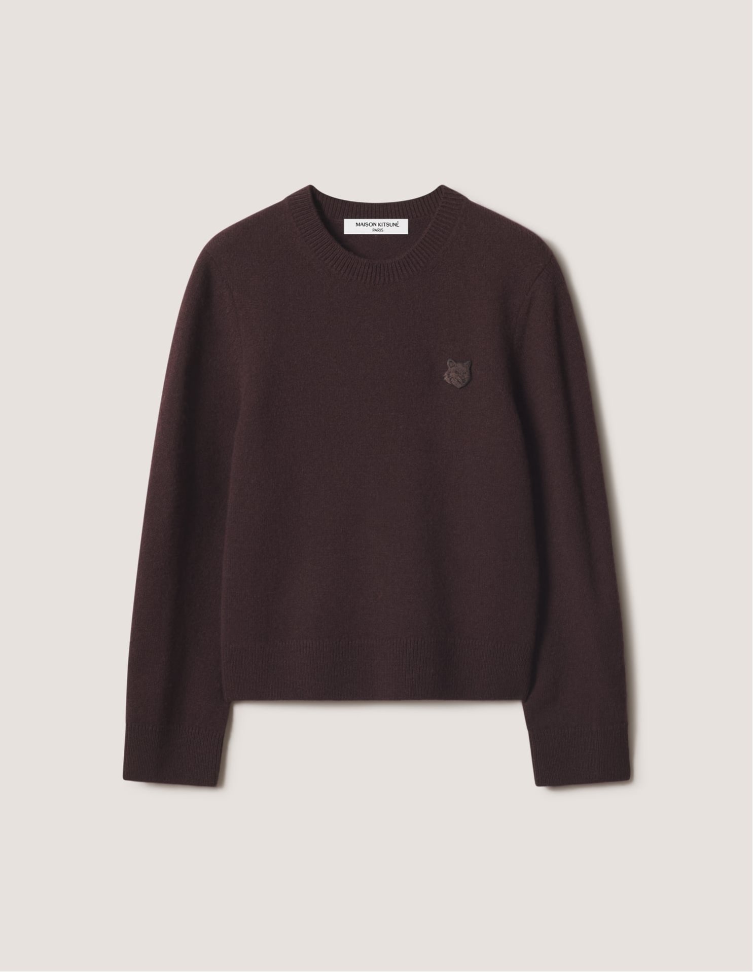 Maison Kitsune MAISON KITSUNE/(W)FOX HEAD LAMBSWOOL COMFORT JUMPER メゾン キツネ トップス ニット ブラウン【送料無料】