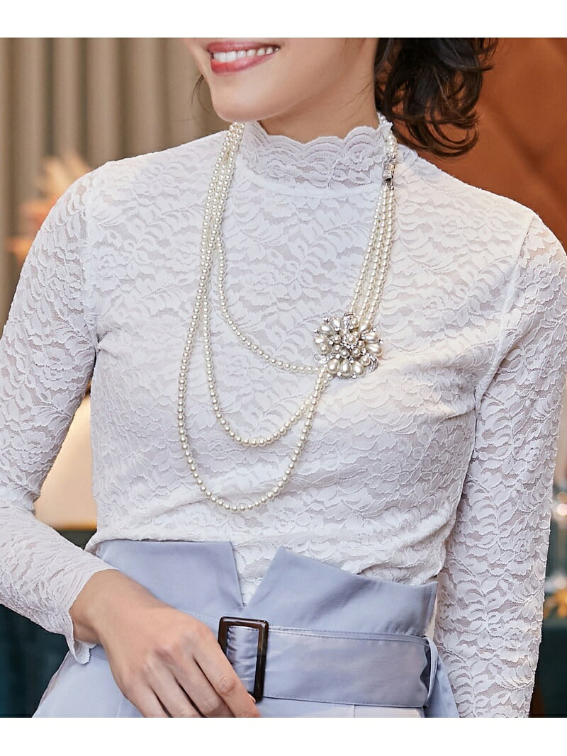 【SALE／50%OFF】DRESS+ Dressstar/ネックレス(cyl033) ドレスプラス アクセサリー・腕時計 ネックレス ホワイト