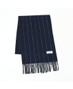ABAHOUSE LASTWORD 【ウール*カシミヤ】細幅マフラー 30*170【ピンストライプ/チェック】 アバハウス ファッション雑貨 マフラー・ストール...