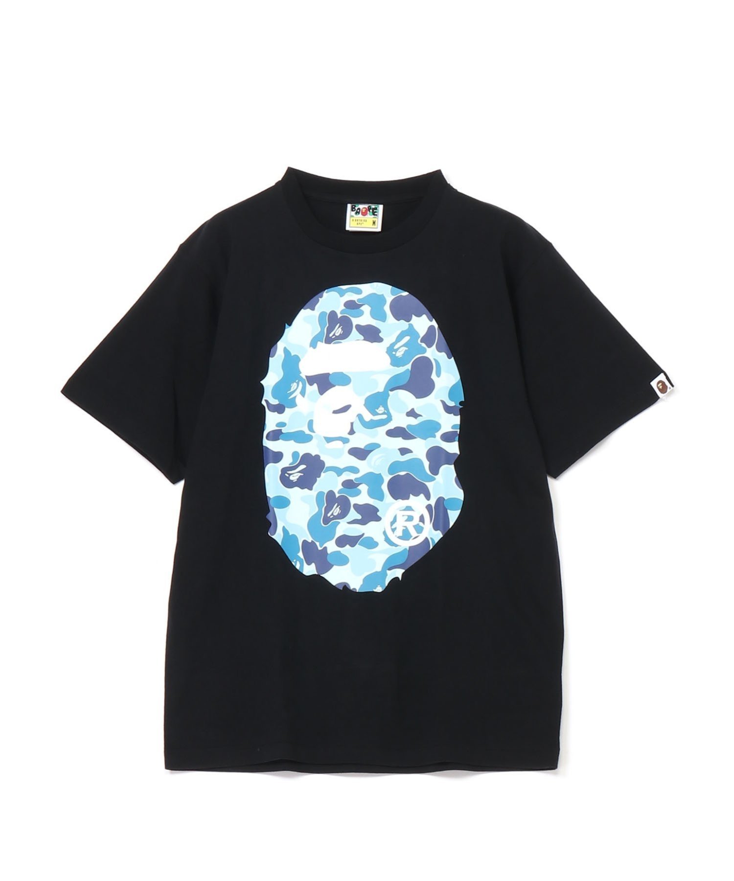 A BATHING APE ABC CAMO BIG APE HEAD TEE ア ベイシング エイプ トップス カットソー・Tシャツ ブラック ホワイト