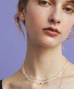 les bon bon les bonbon/coeur pearl choker フォブ アクセサリー・腕時計 ネックレス イエロー【送料無料】