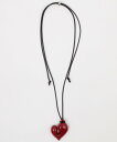 【SALE/40%OFF】WEGO LADY'S LBIGハートコードネックレス ウィゴー アクセサリー・腕時計 ネックレス ブラック ワインレッド シルバー