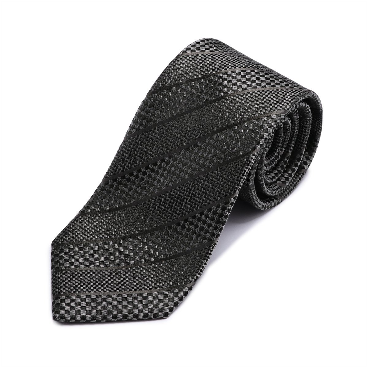 BRICK HOUSE by Tokyo Shirts ネクタイ 絹100% ビジネス フォーマル BM15J200GCAJ4SA-30-930 トーキョーシャツ スーツ・フォーマル ネクタイ・蝶ネクタイ グレー【送料無料】