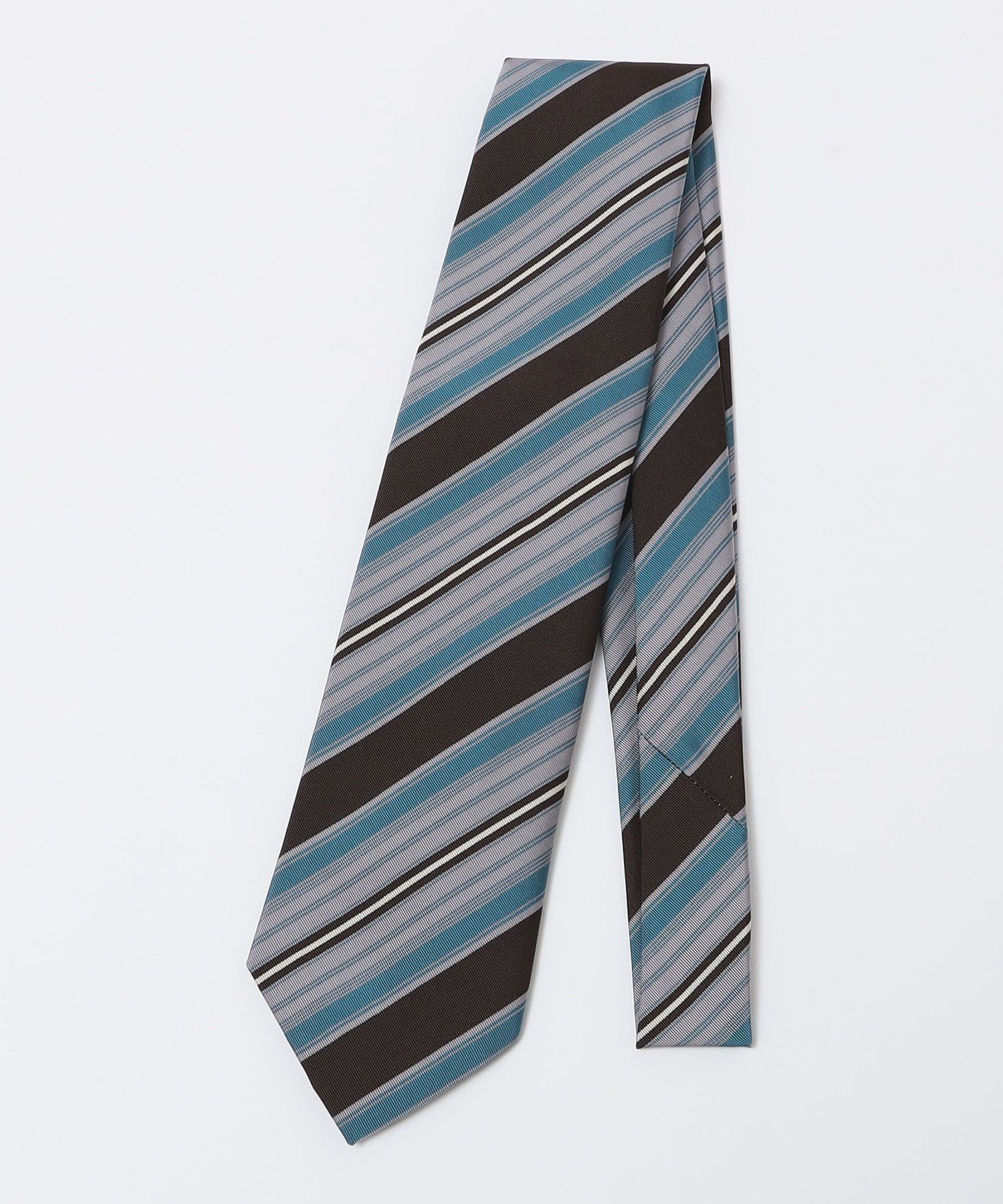 【SALE／40%OFF】SHIPS MEN FRANCO BASSI: モガドール マルチ ストライプ ネクタイ シップス スーツ・フォーマル ネクタイ・蝶ネクタイ ブラウン ベージュ【送料無料】