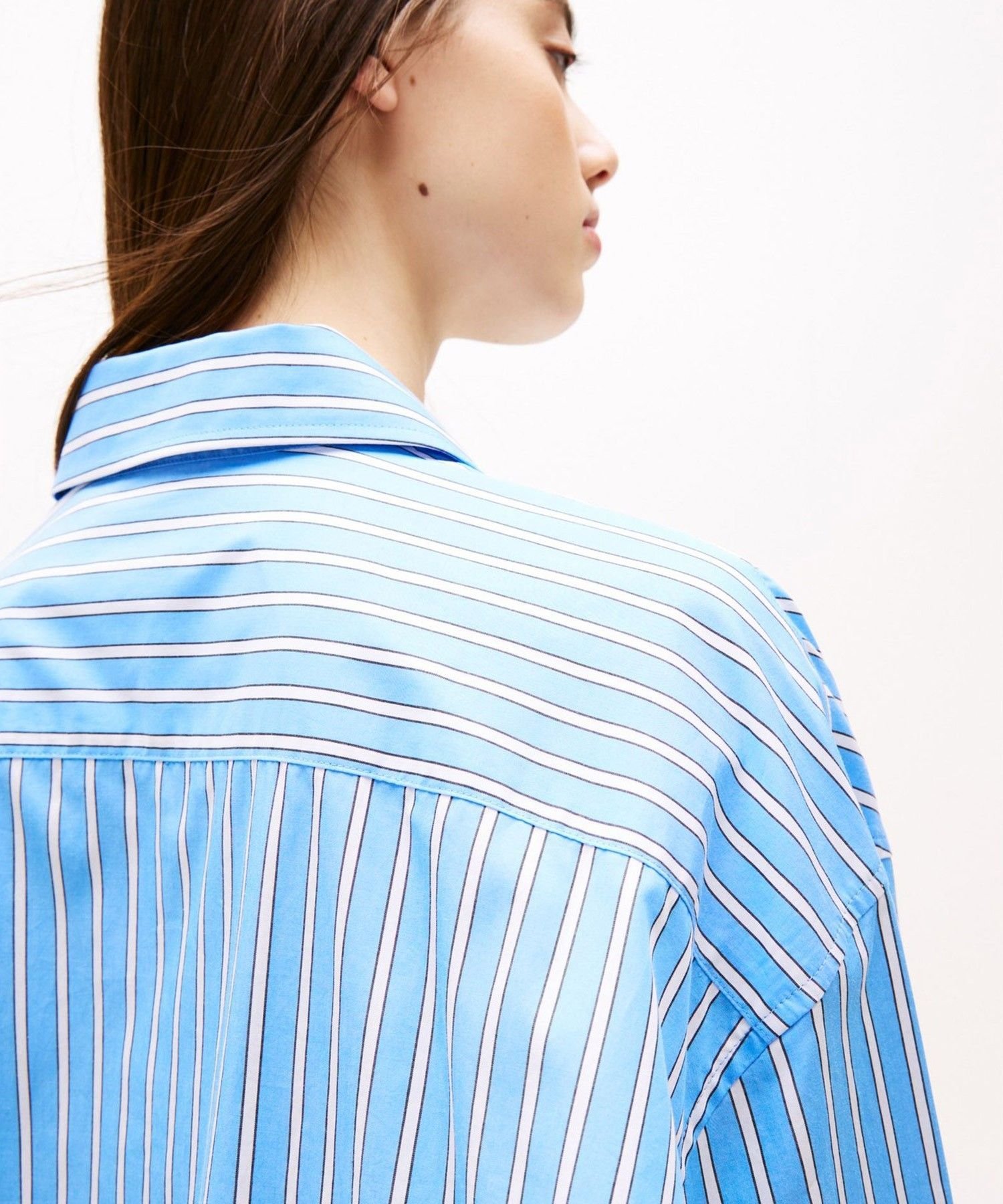 【SALE／20%OFF】TOMMY JEANS オーバーサイズミニシャツワンピース トミーヒルフィガー ワンピース・ドレス その他のワンピース・ドレス ブルー【送料無料】