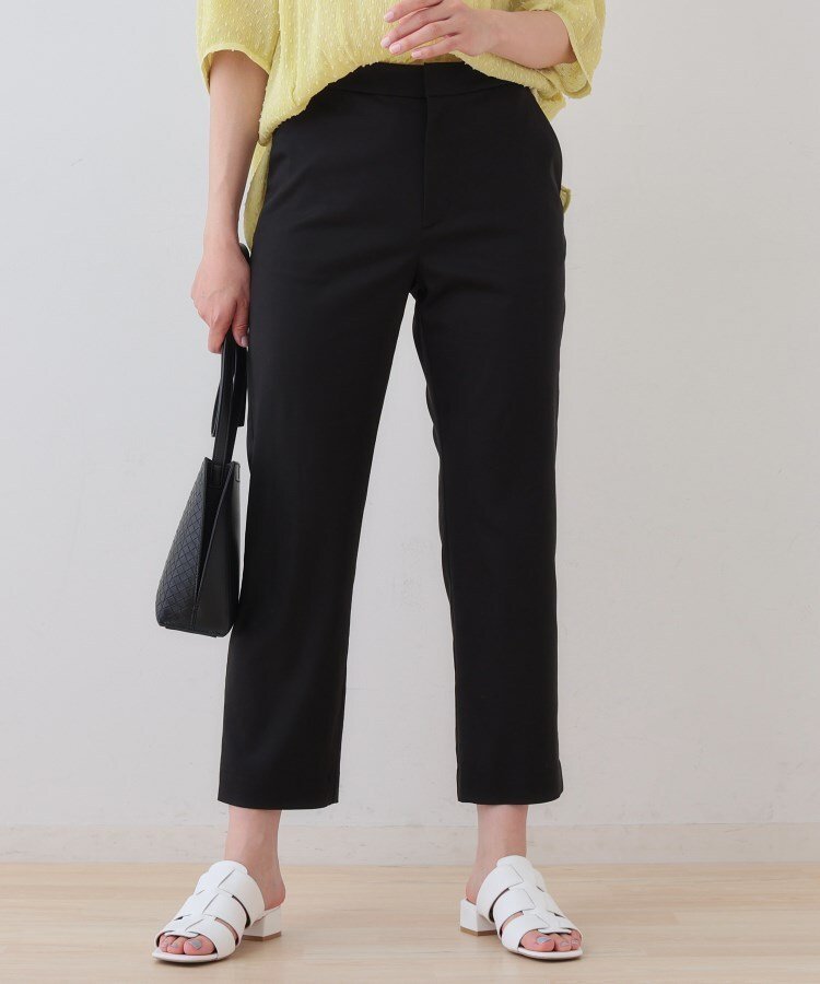 【SALE／30%OFF】INDIVI ストレッチストレートパンツ インディヴィ パンツ その他のパンツ ホワイト ブラック ピンク【送料無料】