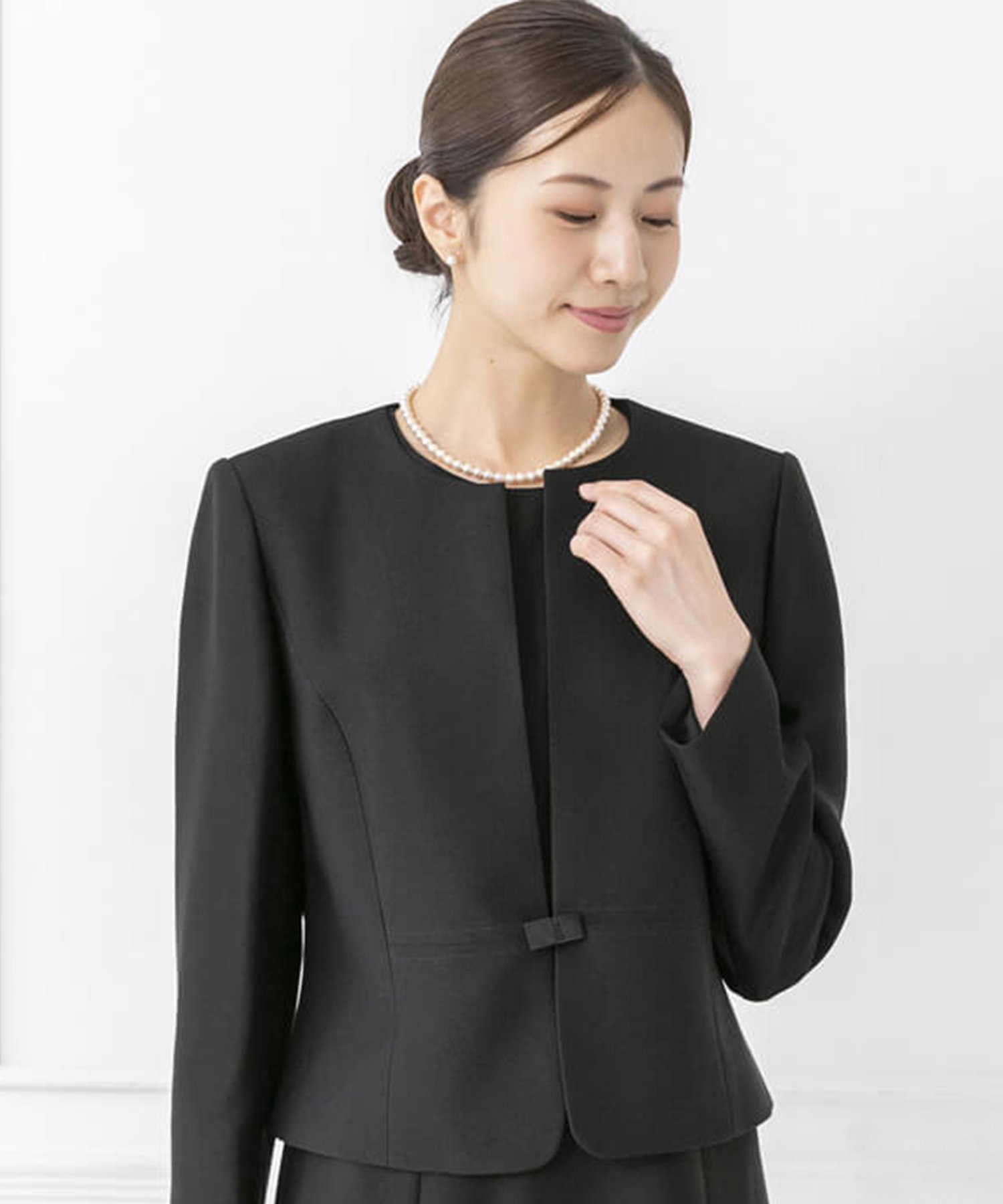 TOKYO SOIR 貝パールのネックレス,ピアスセット フォーマル 喪服 礼服 結婚式 トウキョウソワール アクセサリー・腕時計 ネックレス ホワイト【送料無料】