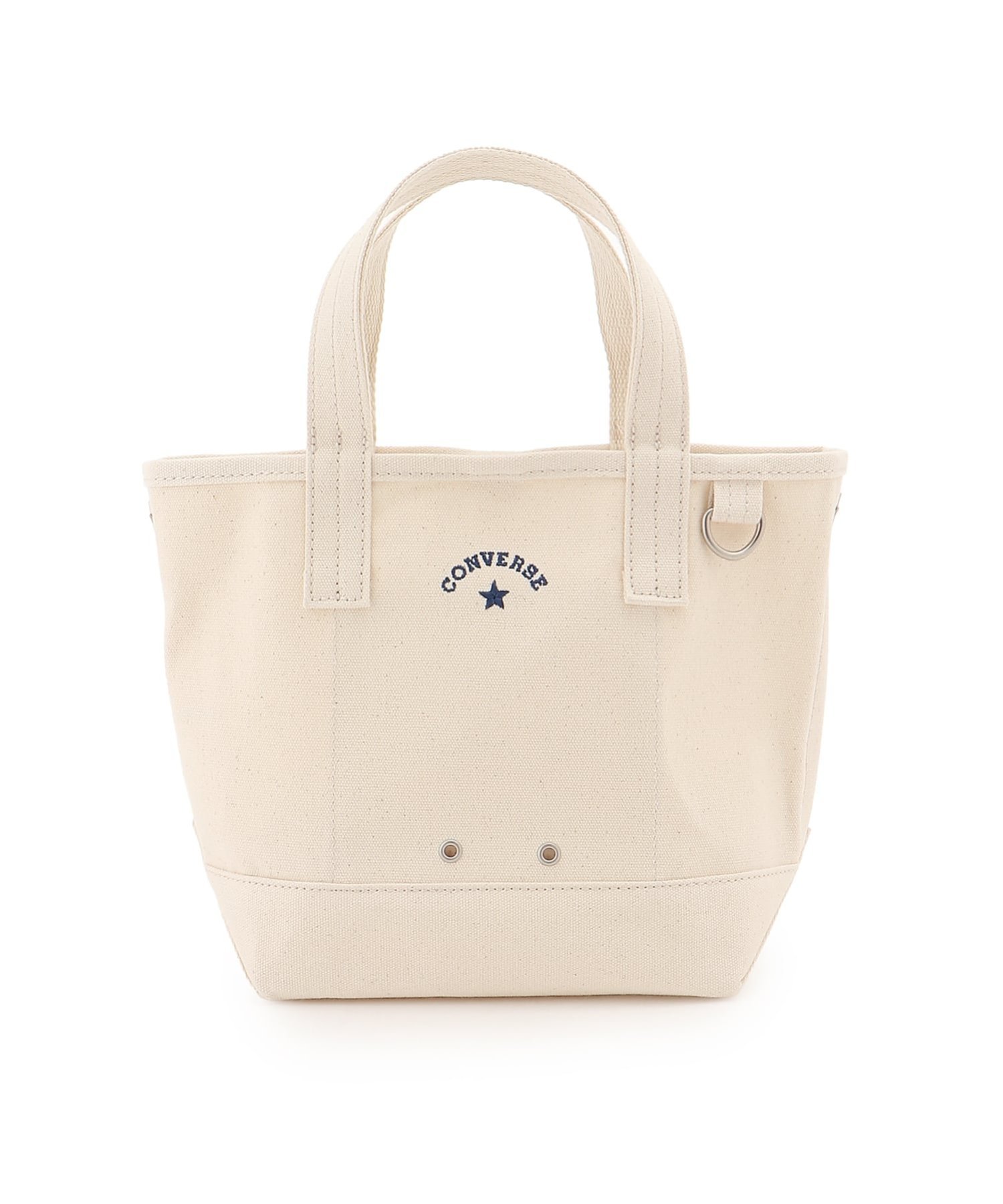 CONVERSE/(M)AS CANVAS TOTE BAG S ハンドサイン バッグ トートバッグ ブラウン レッド カーキグリーン ネイビー ブラック ベージュ グレー ホワイト