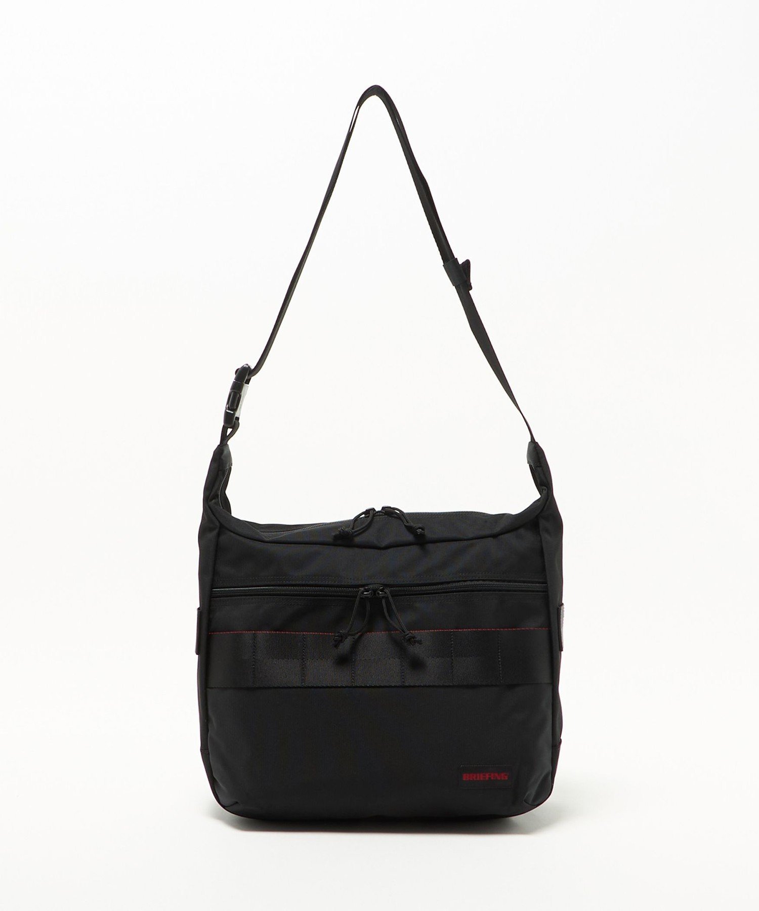 UNITED ARROWS 【WEB限定】BRIEFINGMULTI SHOULDER MW/ショルダーバッグ ユナイテッドアローズ バッグ ショルダーバッグ ブラック【送料無料】