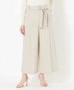 S.ESSENTIALS 【DRESOPHY】シルキースムースワイドパンツ エス エッセンシャルズ パンツ その他のパンツ ブラック ネイビー ベージュ【送料無...