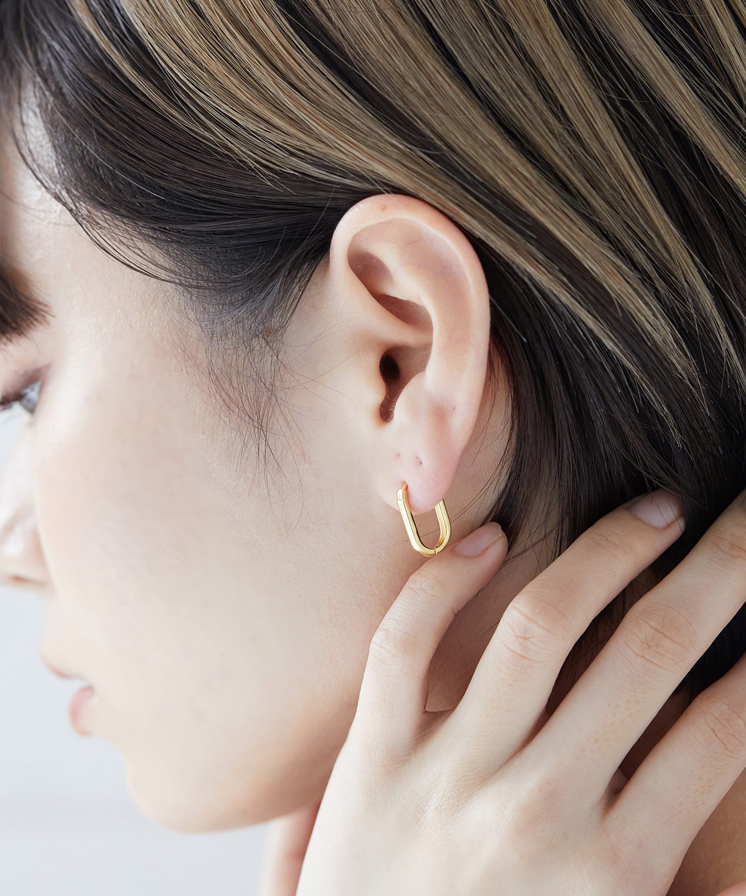 【SALE／51%OFF】aroco U字型フープピアス SILVER925 K18コーティング 小さめ アクセサリー ヴィータフェリーチェ アクセサリー・腕時計 ピアス シルバー ゴールド