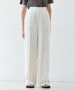BEIGE, 【洗える】BERNARD / リネンストレートフルレングスパンツ ベイジ, パンツ その他のパンツ グリーン ネイビー【送料無料】