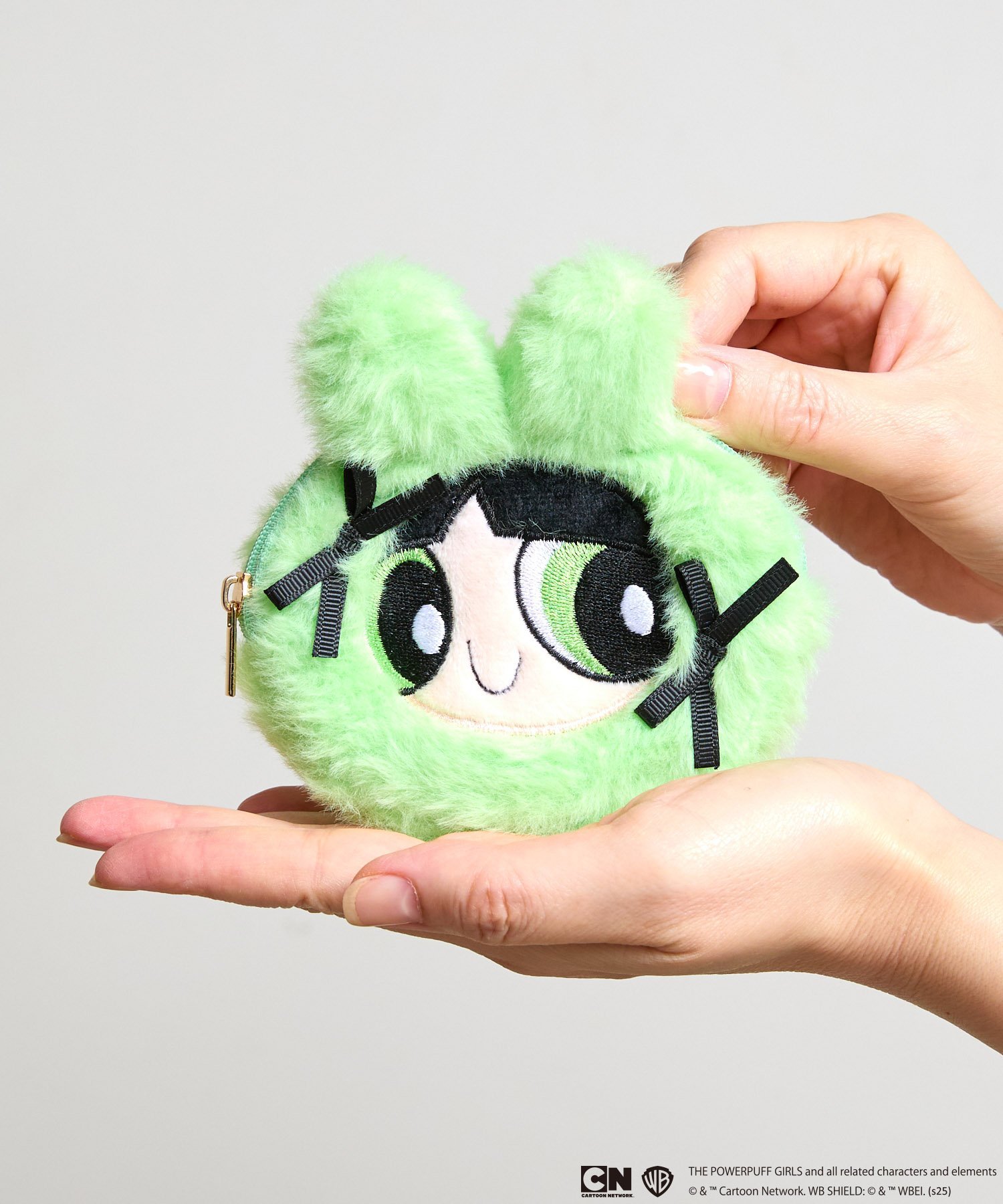 Magine FLAPPER フラッパー:パワーパフ ガールズ うさ耳ミニポーチ マージン 財布・ポーチ・ケース ポーチ ブルー グリーン ピンク