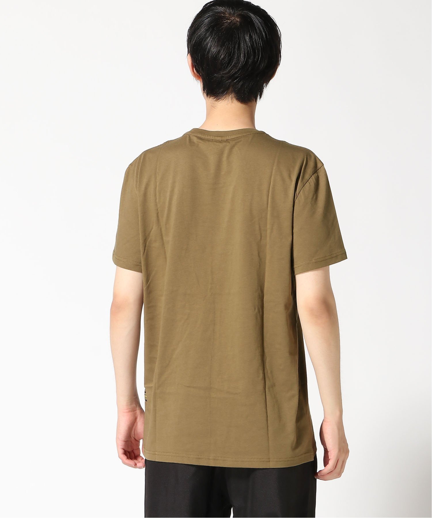 【公式ショップ】ORIGINALS T-SHIRT/ブランドロゴTシャツ ジースターロゥ トップス カットソー・Tシャツ カーキグリーン