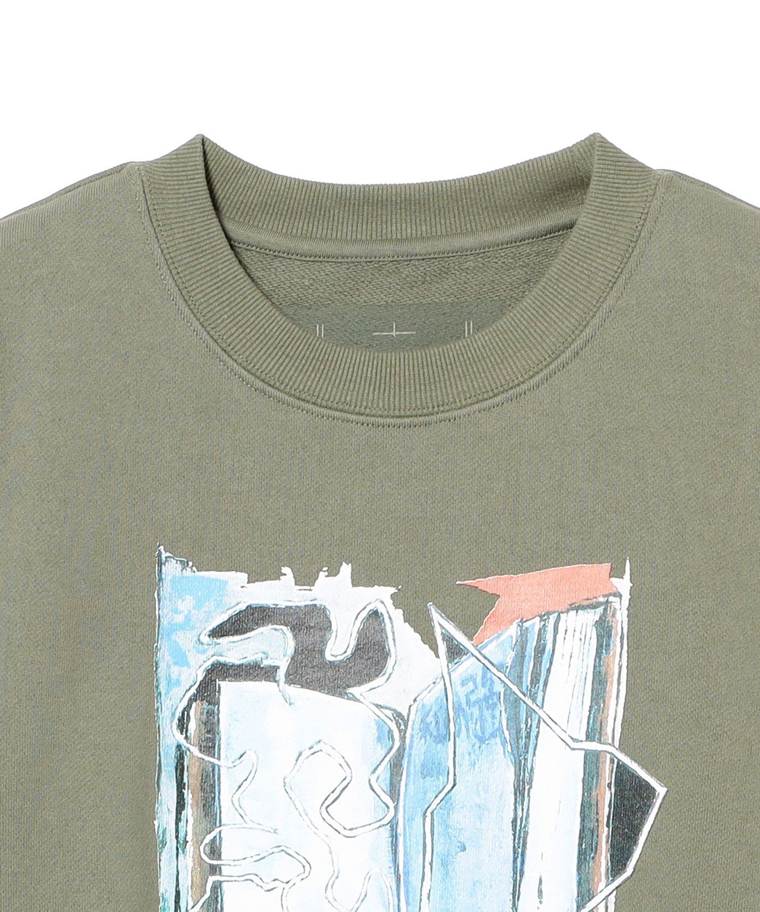 【SALE／40%OFF】BEAMS T Yohei Yasumitsu / Crewneck Sweatshirt2 ビームスT トップス スウェット・トレーナー グリーン【送料無料】