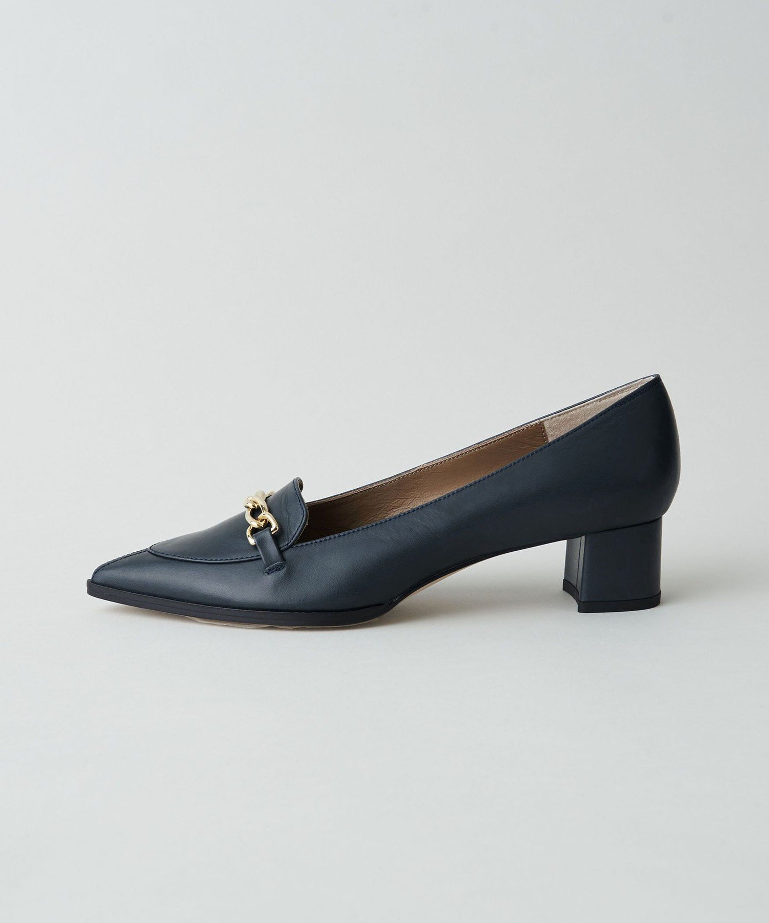 【SALE／45%OFF】ODETTE E ODILE チェーンモカ パンプス40↑ オデット エ オディール シューズ・靴 パンプス ネイビー ブラック【送料無料】のサムネイル