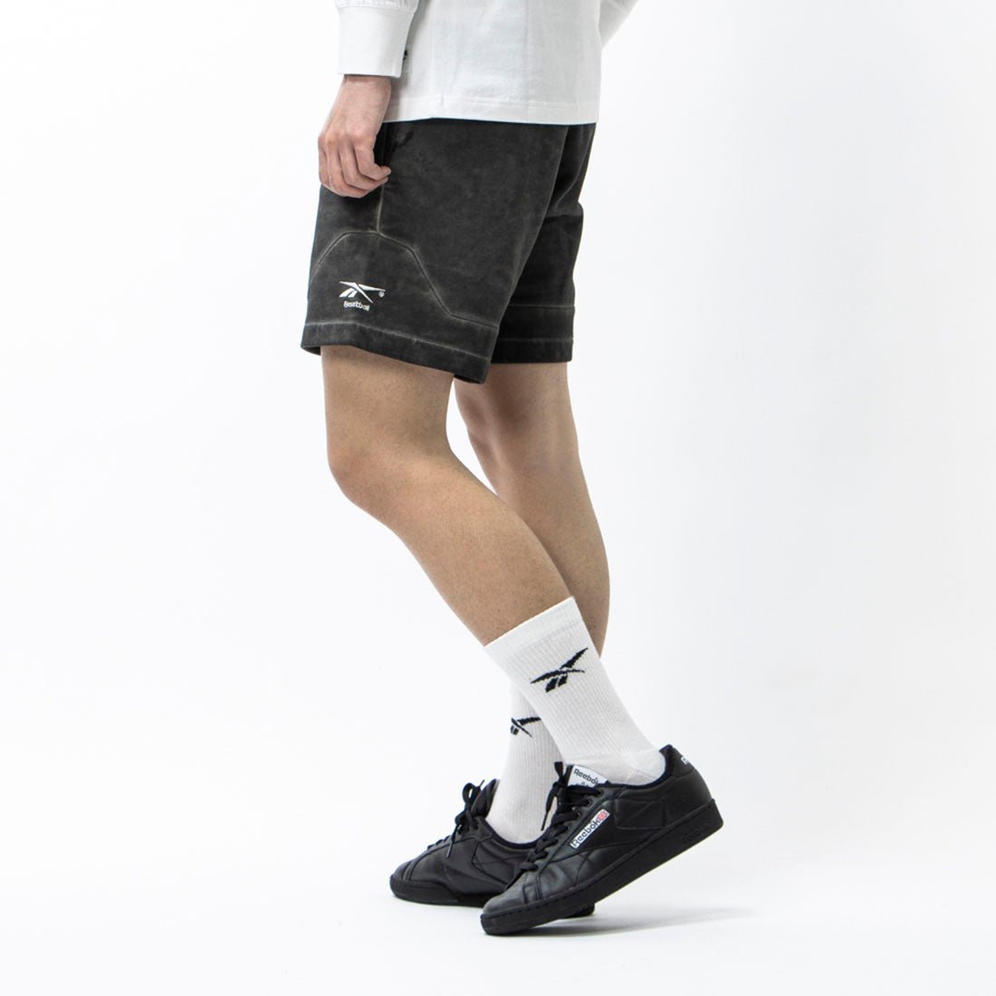 【SALE／60%OFF】Reebok バスケットボール タイダイダイ ショーツ / BB BASKETBALL BI-DYE SHORTS リーボック パンツ その他のパンツ ブラック