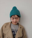 【SALE/50%OFF】SENSE OF PLACE スパンコールニットキャップ センス オブ プレイス 帽子 ニット帽・ビーニー グレー ブルー