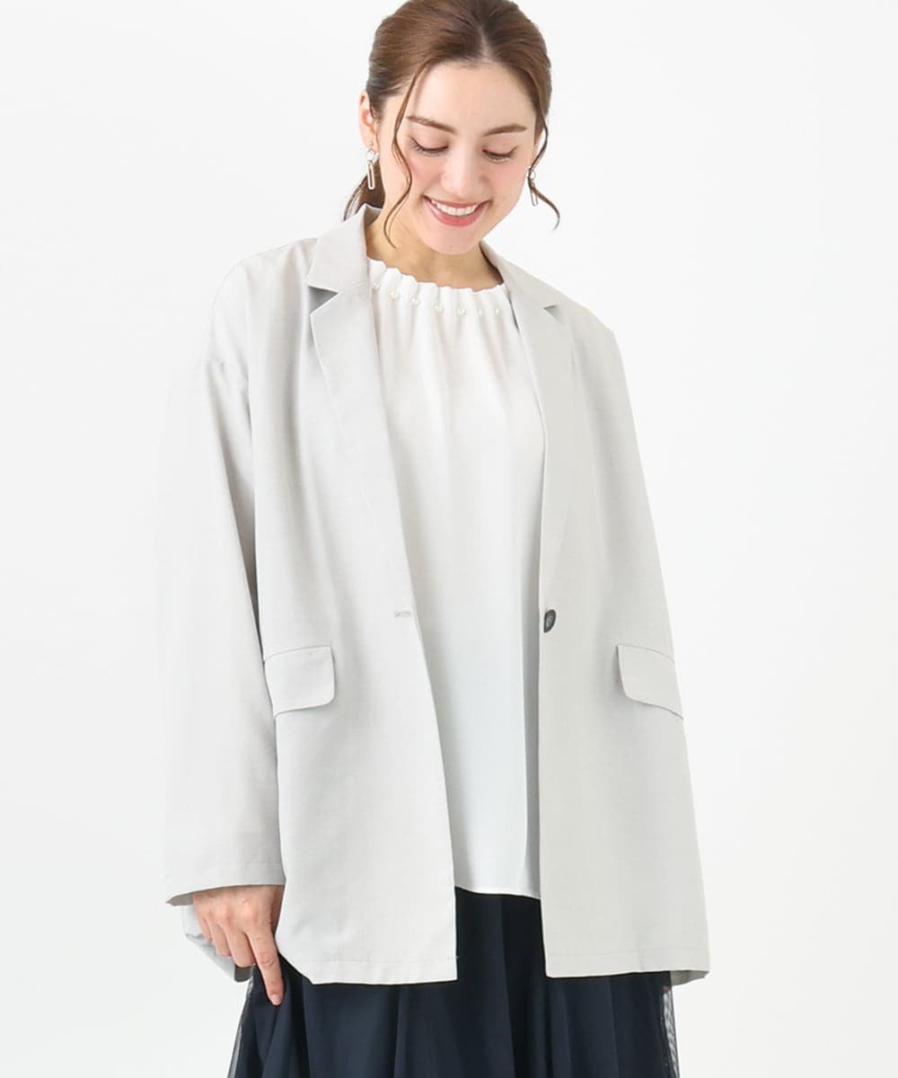 【SALE／40%OFF】eur3 【大きいサイズ】タンブラーオックステーラードジャケット エウルキューブ ジャ..