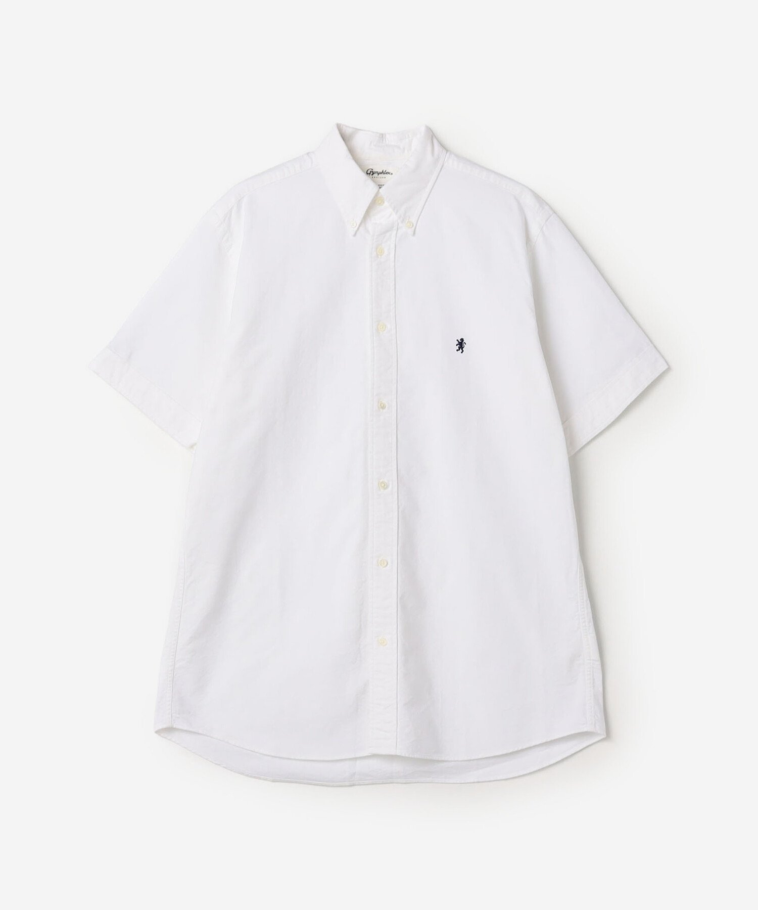 Bshop Gymphlex ｜ コットン ボタンダウン半袖シャツ MEN ビショップ トップス シャツ・ブラウス ホワイト