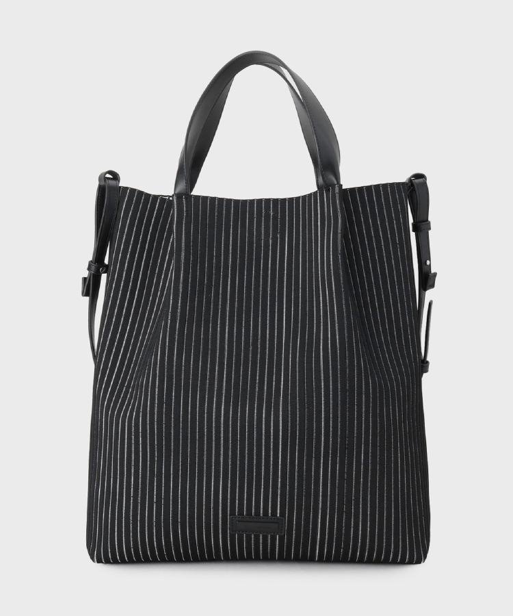 tk.TAKEO KIKUCHI 【B4サイズ収納可】ニットトートバッグ/トートバッグ/B4サイズ/大容量/Knit tote Bag ティーケータケオキクチ バッグ トートバッグ ブラック