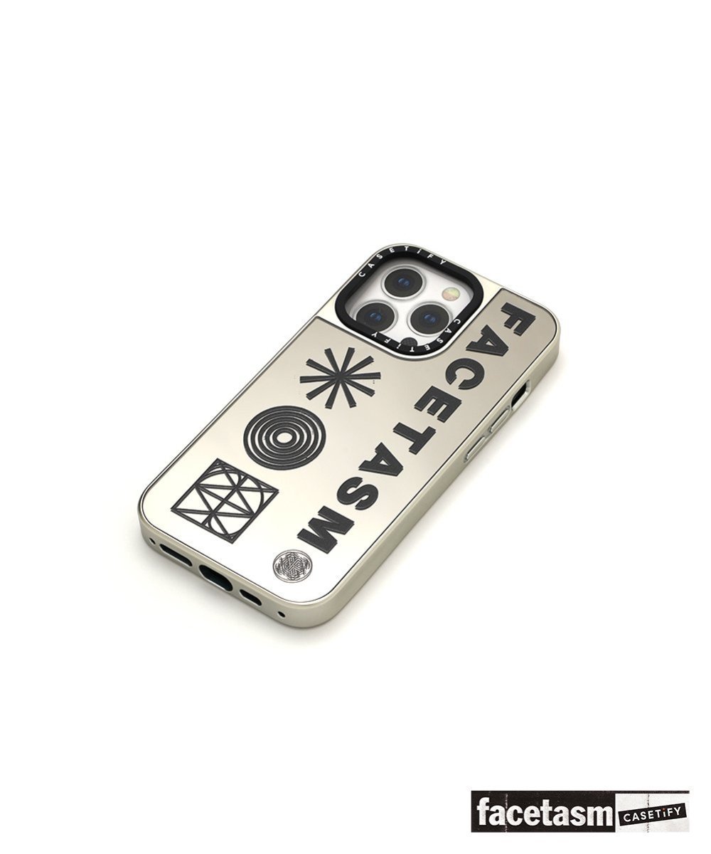 【SALE／40%OFF】FACETASM (U)FACETASM×CASETiFY MIRROR CASE 1 ファセッタズム スマホグッズ・オーディオ機器 スマホ・タブレット・PCケース/カバー シルバー【送料無料】のサムネイル